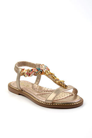 Altın  Kadın Sandalet K05823120587