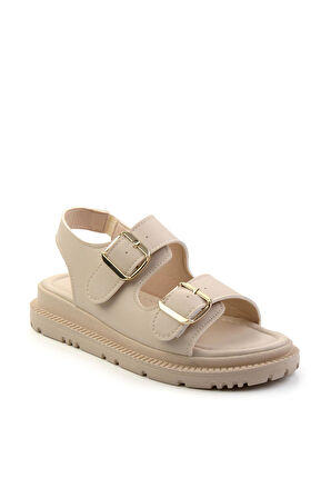 Bej  Kadın Sandalet K05875100209