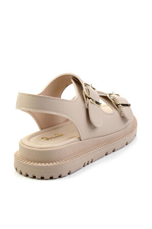 Bej  Kadın Sandalet K05875100209