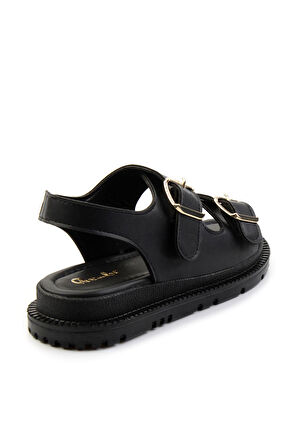 Siyah  Kadın Sandalet K05875100209