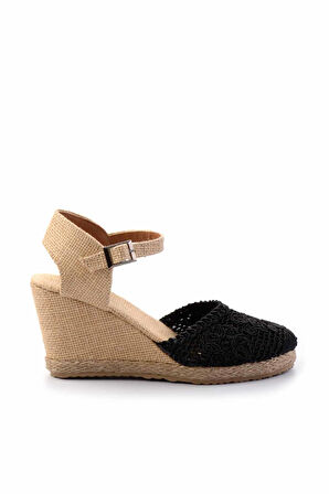 Siyah  Kadın Espadril K05874050316