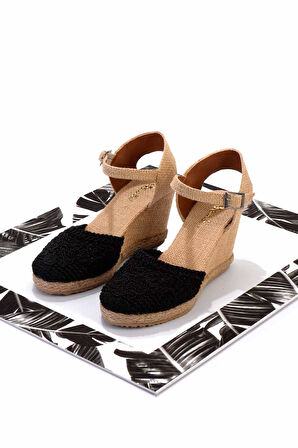 Siyah  Kadın Espadril K05874050316