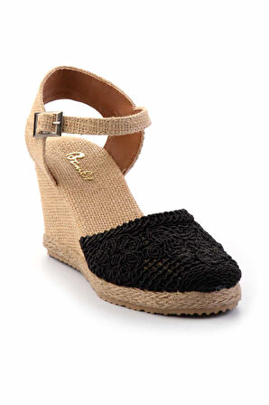 Siyah  Kadın Espadril K05874050316