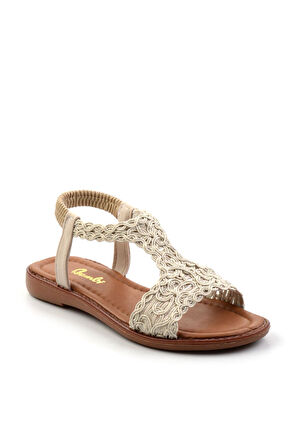 Bej  Kadın Sandalet K05891050716