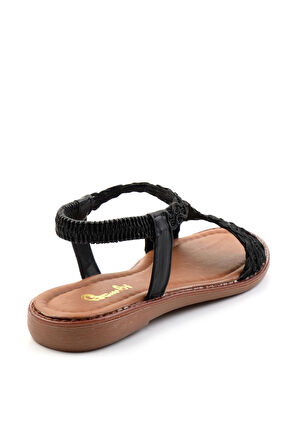 Siyah  Kadın Sandalet K05891050716