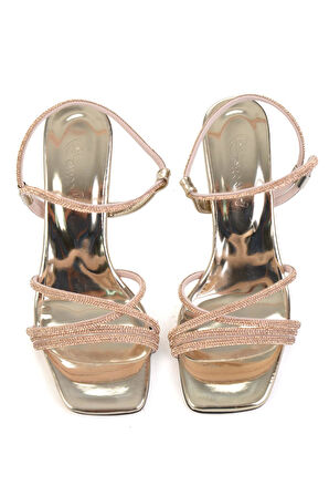 Altın  Kadın Abiye Ayakkabı K05994070739