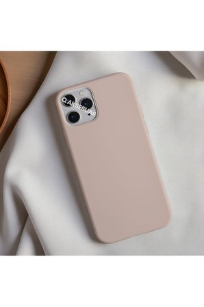 İphone 8 Uyumlu Içi Kadife Lansman Silikon Kılıf Yumuşak Doku Hissi Kapak