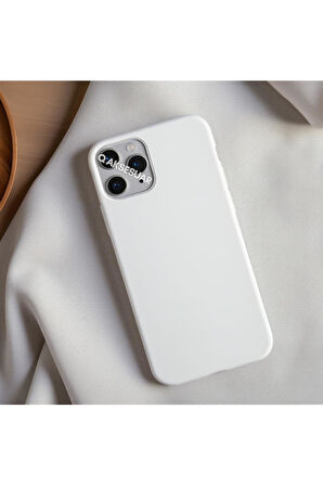 İphone 12 Pro Uyumlu Içi Kadife Lansman Silikon Kılıf Yumuşak Doku Hissi Kapak