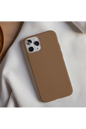 İphone 12 Pro Uyumlu Içi Kadife Lansman Silikon Kılıf Yumuşak Doku Hissi Kapak