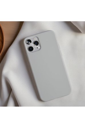 İphone 13 Pro Max Uyumlu Içi Kadife Lansman Silikon Kılıf Yumuşak Doku Hissi Kapak