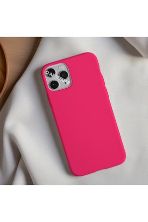 İphone 15 Pro Uyumlu Içi Kadife Lansman Silikon Kılıf Yumuşak Doku Hissi Kapak