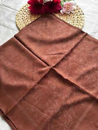 Harem Scarf Silver Neva Eşarp Çikolata