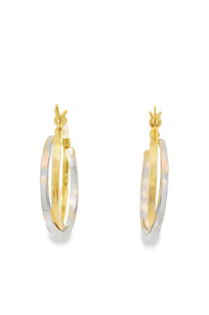 Cigold Taşsız Küpe 14 Ayar Altın 2.21 Gr OA-K1TB01019321