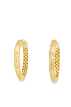 Cigold Taşsız Küpe 14 Ayar Altın 2.32 Gr OA-K1TB01029345