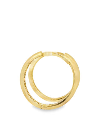 Cigold Taşsız Küpe 14 Ayar Altın 2.32 Gr OA-K1TB01029345