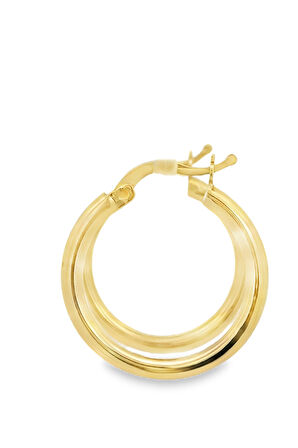 Cigold Taşsız Küpe 14 Ayar Altın 2.18 Gr OA-K1TB01029346