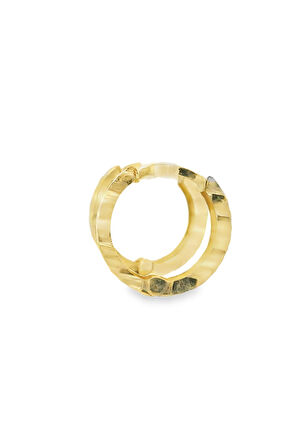 Cigold Taşsız Küpe 14 Ayar Altın 1.61 Gr OA-K1TB01029353
