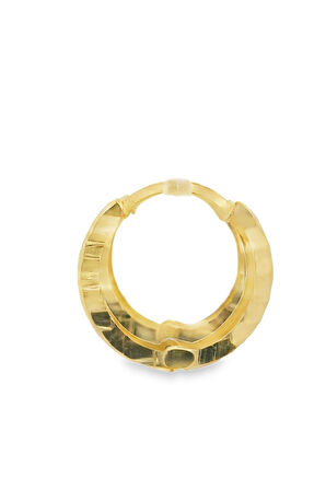 Cigold Taşsız Küpe 14 Ayar Altın 2.14 Gr OA-K1TB01029356