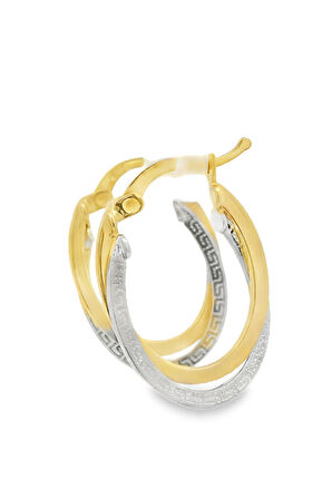 Cigold Taşsız Küpe 14 Ayar Altın 2.04 Gr OA-K1TB01029360