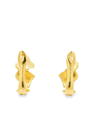 Cigold Taşsız Küpe 14 Ayar Altın 1.65 Gr OA-K1TB01029426