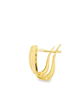 Cigold Taşsız Küpe 14 Ayar Altın 1.70 Gr OA-K1TB01029427