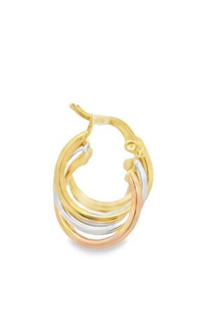 Cigold Taşsız Küpe 14 Ayar Altın 3.24 Gr OA-K1TB01069325