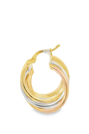 Cigold Taşsız Küpe 14 Ayar Altın 3.88 Gr OA-K1TB01069329