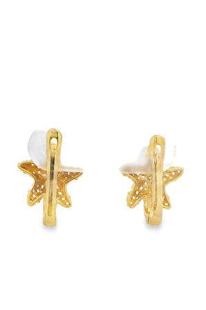 Cigold Taşlı Küpe 14 Ayar Altın 2.83 Gr OA-K1TB101029401