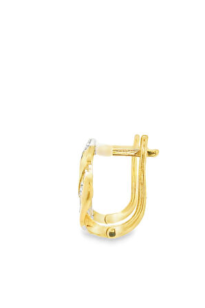 Cigold Taşlı Küpe 14 Ayar Altın 2.54 Gr OA-K1TB101029409