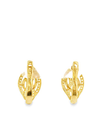 Cigold Taşlı Küpe 14 Ayar Altın 2.47 Gr OA-K1TB101029410