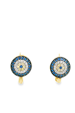 Cigold Taşlı Küpe 14 Ayar Altın 2.10 Gr OA-K1TB101029413