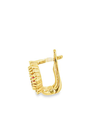 Cigold Taşlı Küpe 14 Ayar Altın 3.35 Gr OA-K1TB101029414