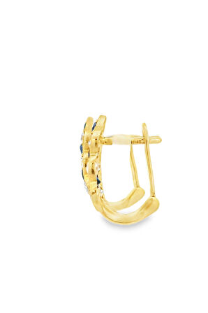 Cigold Taşlı Küpe 14 Ayar Altın 2.98 Gr OA-K1TB101029418