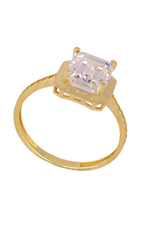 Cigold Taşlı Yüzük 14 Ayar Altın 2.67 Gr OA-K21401028949
