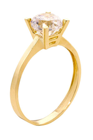 Cigold Tektaş Yüzük 14 Ayar Altın 2,13 Gr OA-K21501028839