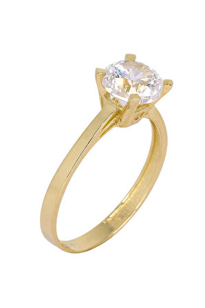 Cigold Tektaş Yüzük 14 Ayar Altın 1,45 Gr OA-K21501028872