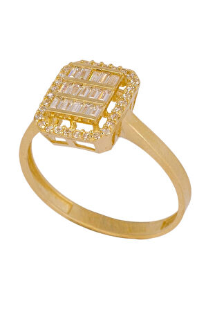 Cigold Tektaş Yüzük 14 Ayar Altın 1,90 Gr OA-K21501028880