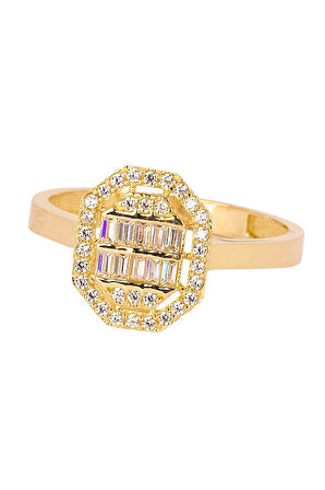 Cigold Tektaş Yüzük 14 Ayar Altın 1,88 Gr OA-K21501028884