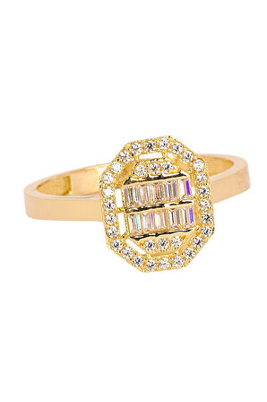 Cigold Tektaş Yüzük 14 Ayar Altın 1,88 Gr OA-K21501028884