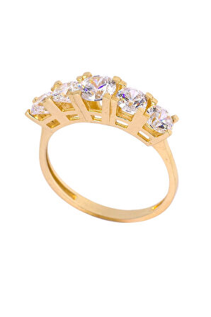 Cigold Taşlı Yüzük 14 Ayar Altın 2.79 Gr OA-K21501028968
