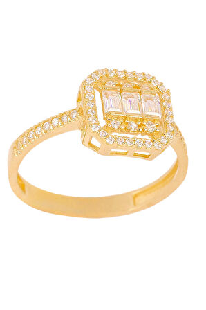 Cigold Taşlı Yüzük 14 Ayar Altın 2.18 Gr OA-K21501029085