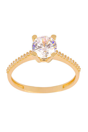 Cigold Tektaş Yüzük 14 Ayar Altın 1.83 Gr OA-K21501029099