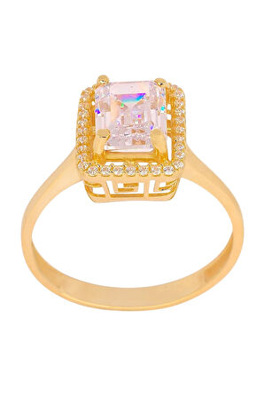Cigold Taşlı Yüzük 14 Ayar Altın 2.67 Gr OA-K21501029106