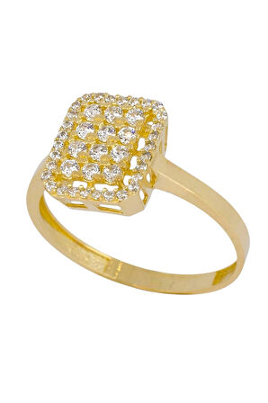 Cigold Tektaş Yüzük 14 Ayar Altın 2,17 Gr OA-K21601028879