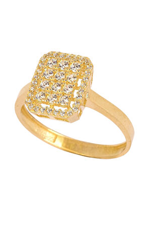 Cigold Tektaş Yüzük 14 Ayar Altın 2,01 Gr OA-K21601028882