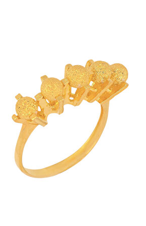 Cigold Taşsız Yüzük 14 Ayar Altın 3.40 Gr OA-K21601029053
