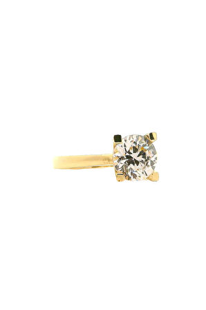 Cigold Tektaş Yüzük 14 Ayar Altın 2.33 Gr OA-K21601029218