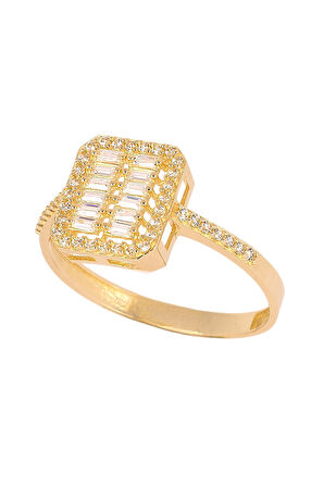 Cigold Tektaş Yüzük 14 Ayar Altın 1,62 Gr OA-K21701028883