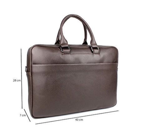 Erkek Kahverengi 15 & 16 inç Evrak Ve Laptop Çantası