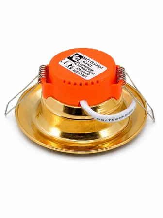 5 Watt Simli Gold Kasa Beyaz Işık Led Spot (Video'lu) KLS922